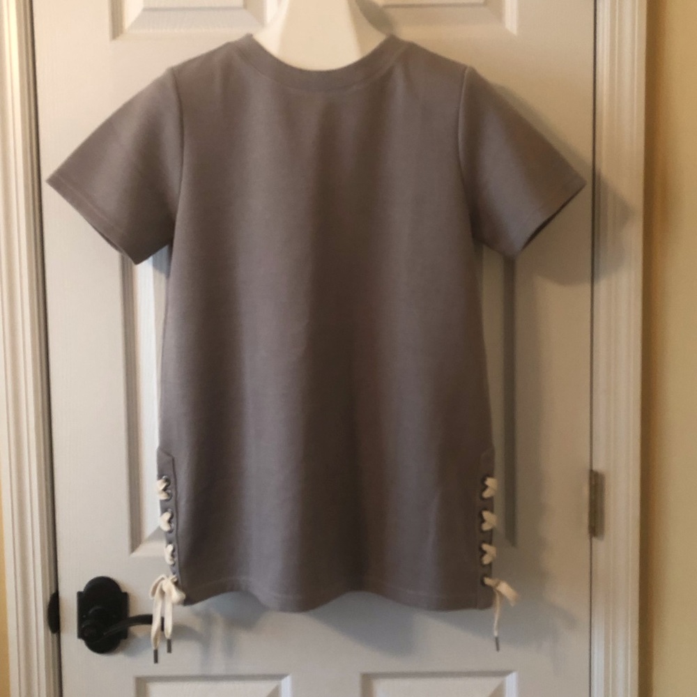 LL Bean Signature Size S Short Sleeve Light Brown Top